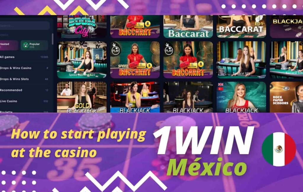 1win Mexico how to start playing online casino