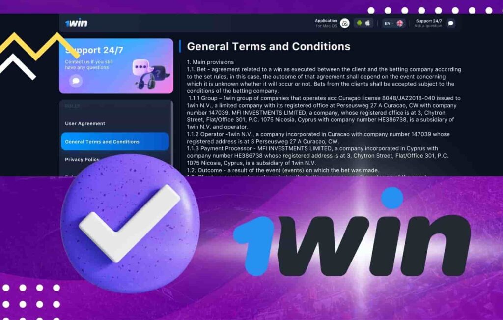 overview of the license and legality of the platform 1win Mexico