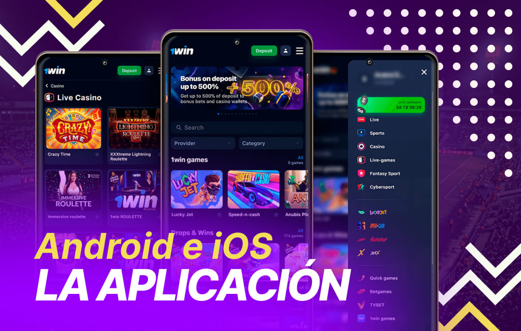 Juego de casino 1win México: Descarga e instala la versión móvil del juego en tu dispositivo Android o iOS.